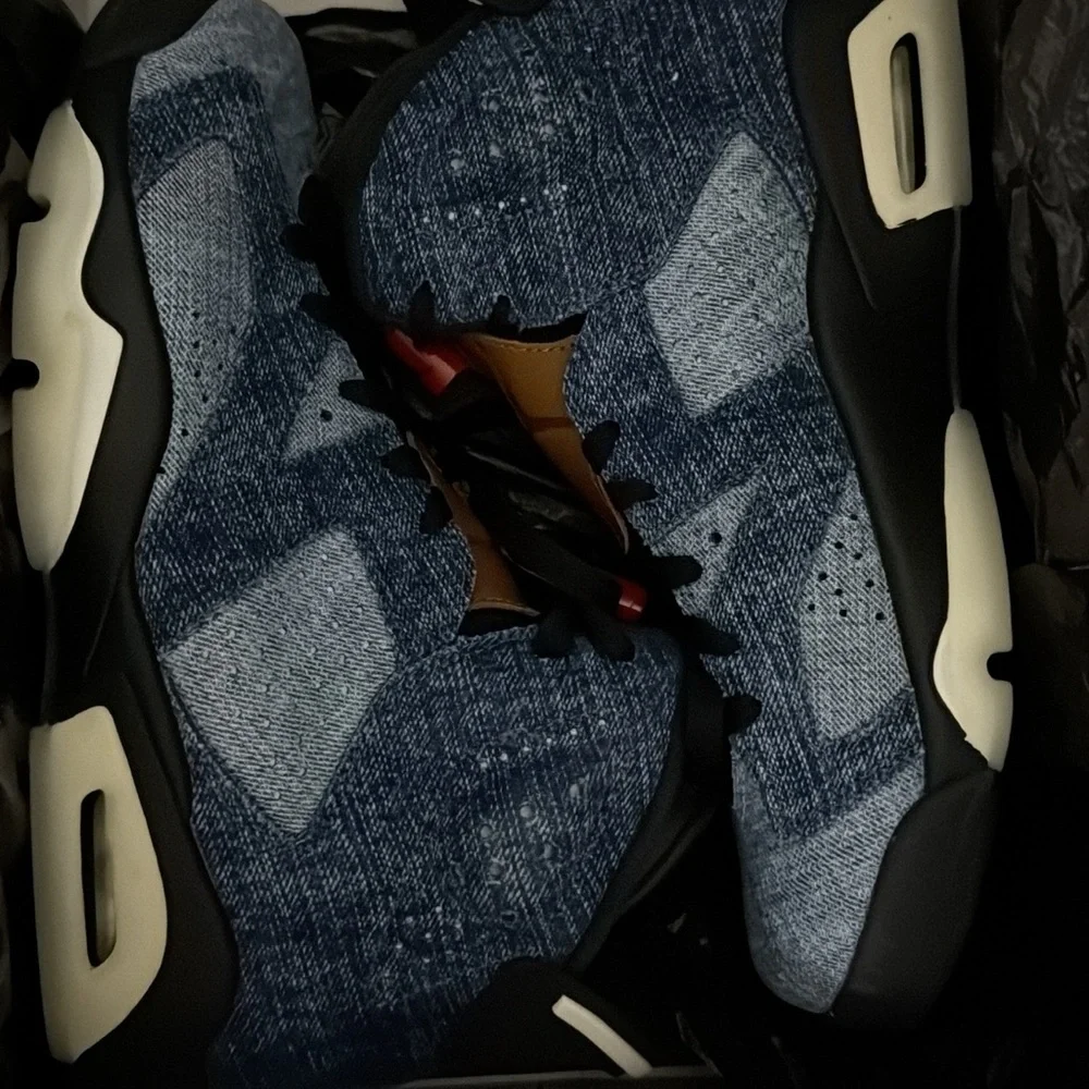 Jordan Retro 6 Denim NEW DS SIZE8 - Picture 2 of 5